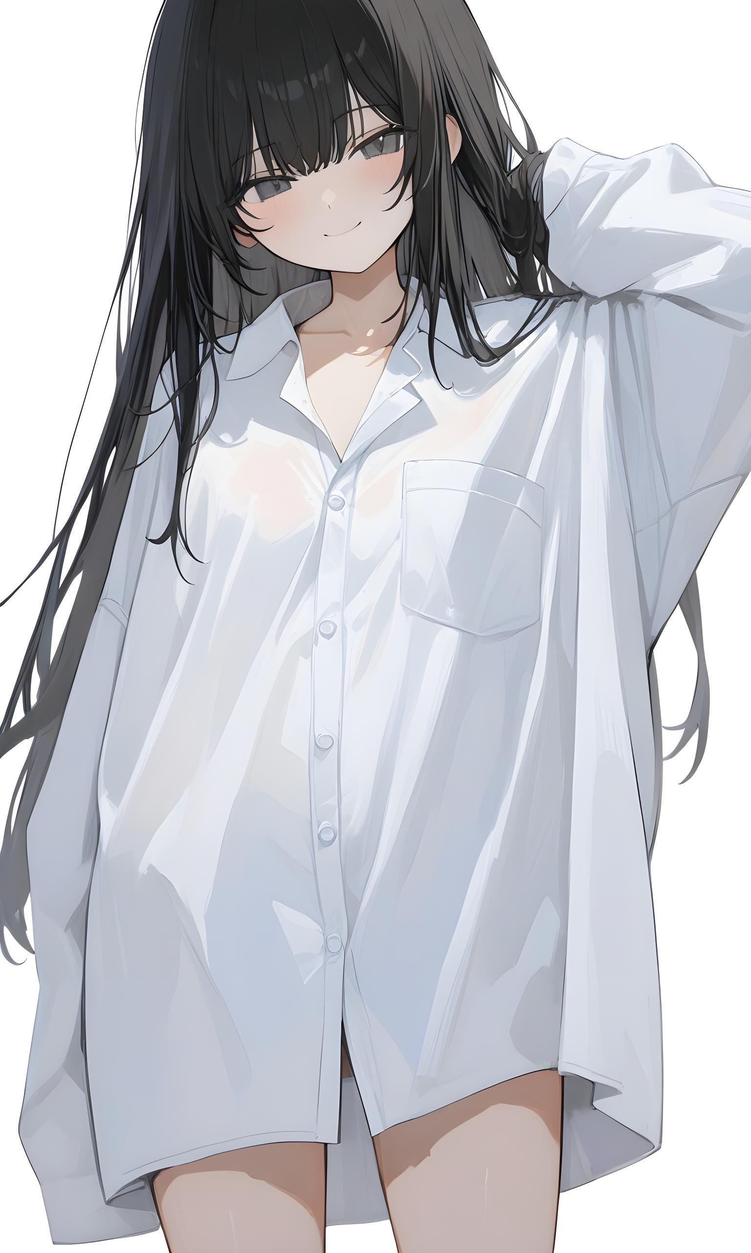 君の服おっきいね | の人気AIイラスト・グラビア