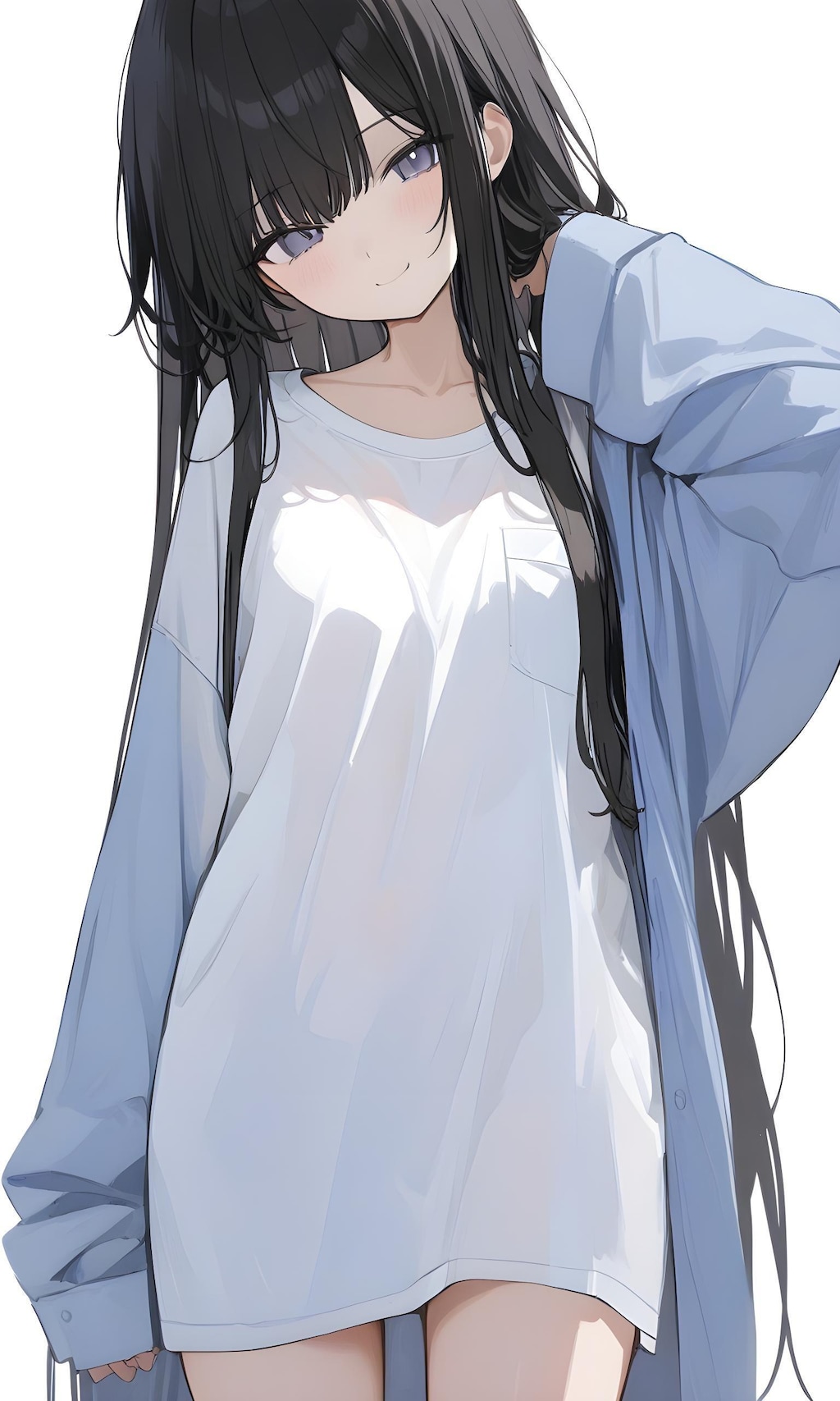 君の服おっきいね