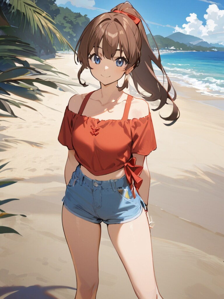ビーチの一コマ