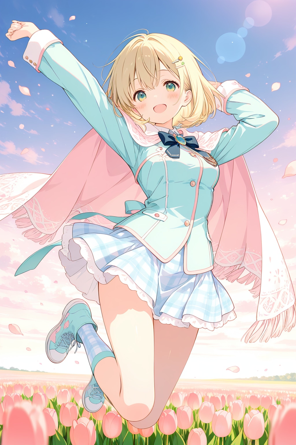 ショートケープのボブカット千鶴ちゃん