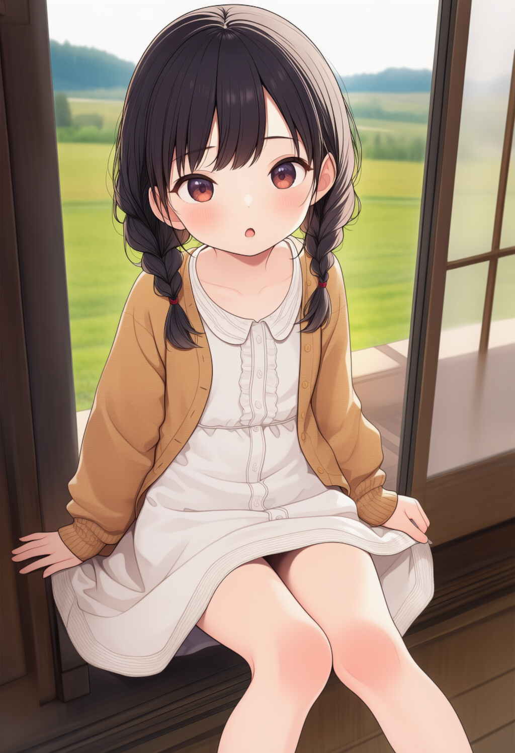 ギリギリミニスカ黒髪少女_260423