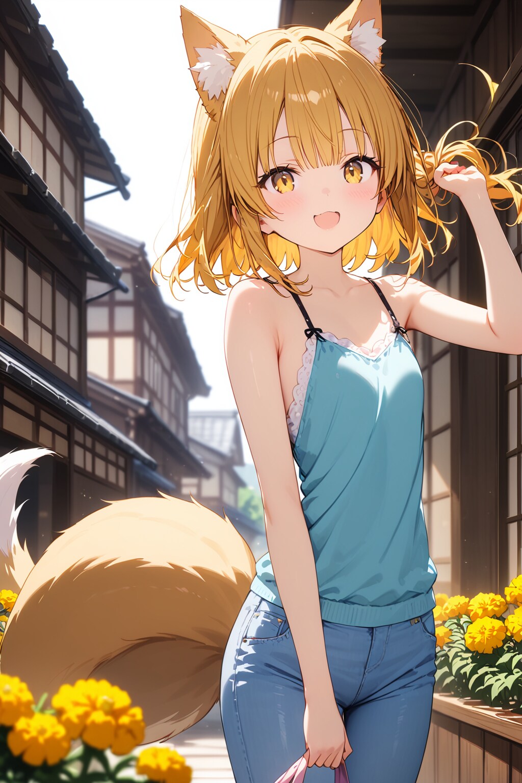 陽だまりのおキツネさま