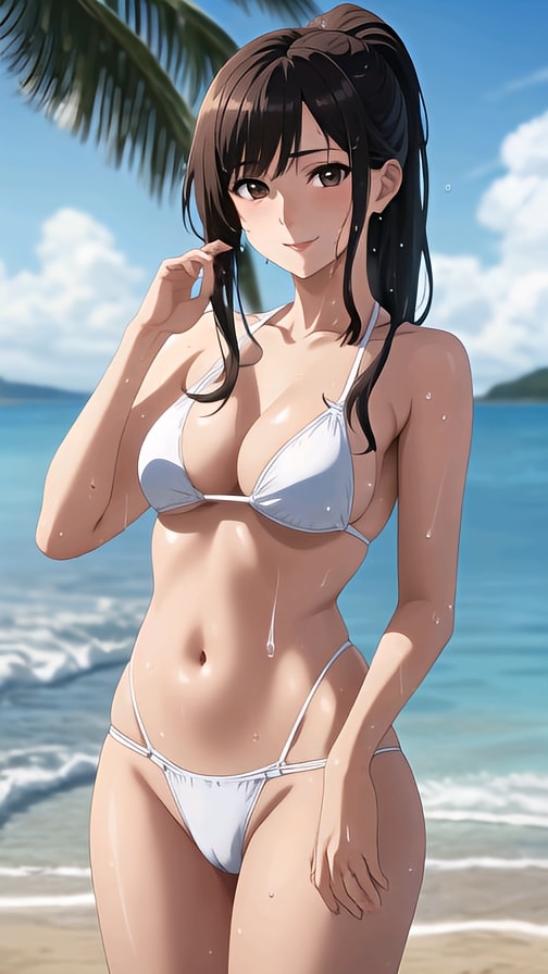 水着姿