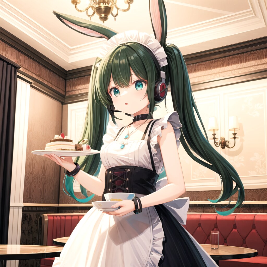 うさ耳メイド | の人気AIイラスト・グラビア