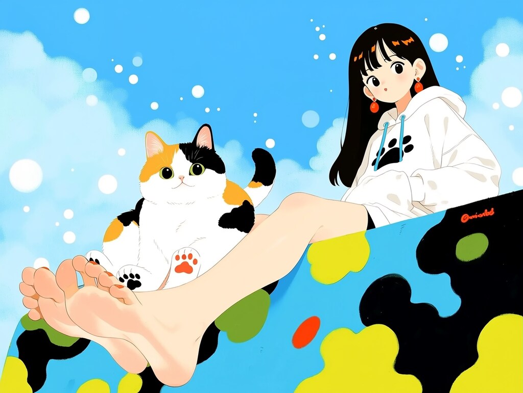 少女の足裏攻略本（１）niji7 ▶︎ nanobanana2