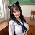 猫耳セーラー服 10枚目