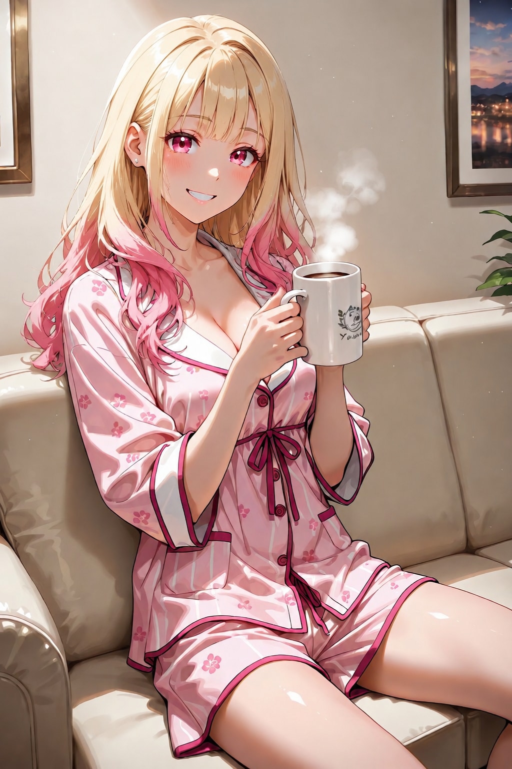 部屋着の愛桜ちゃん