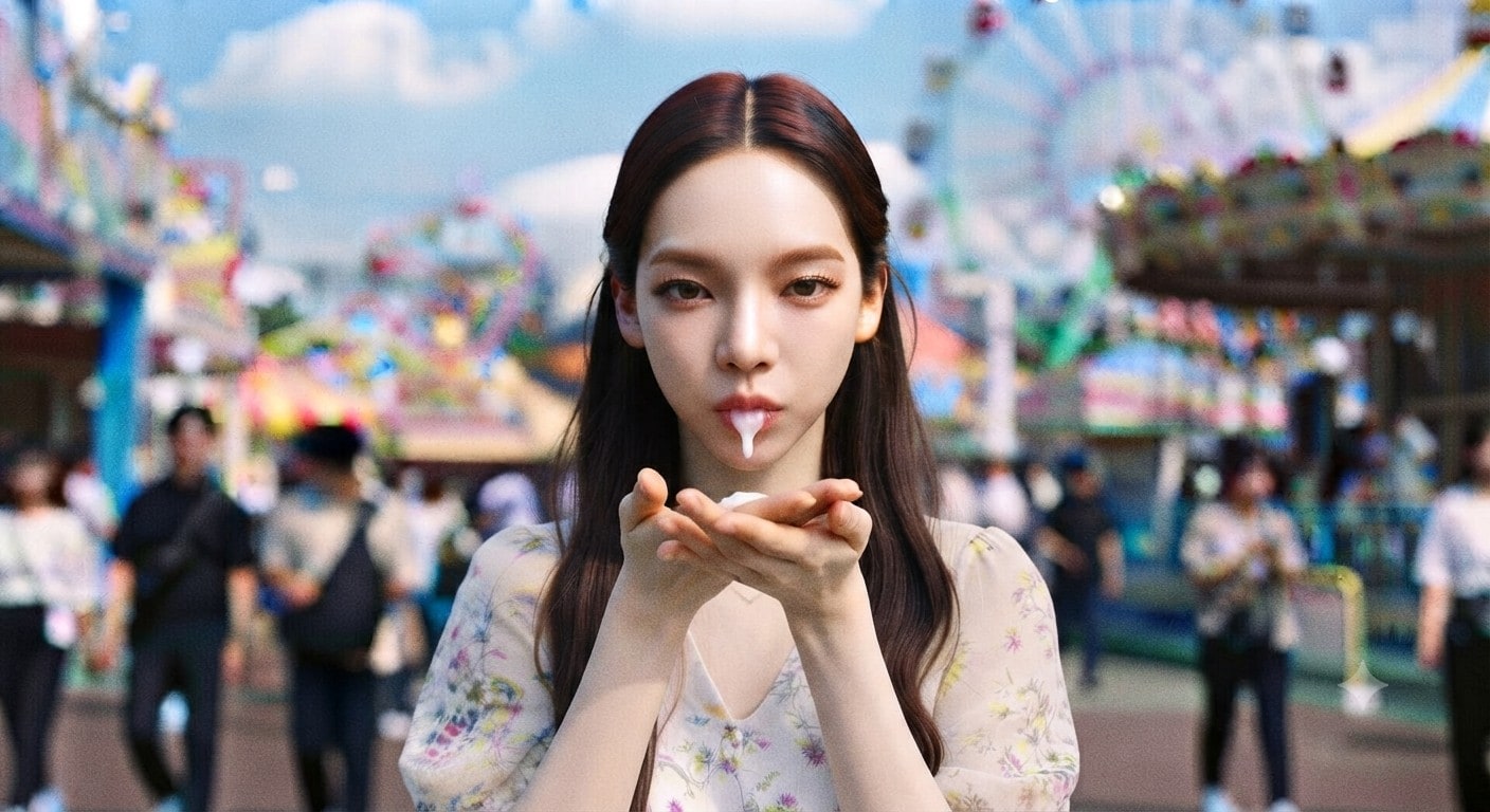 遊園地にて2