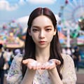 遊園地にて2 2枚目