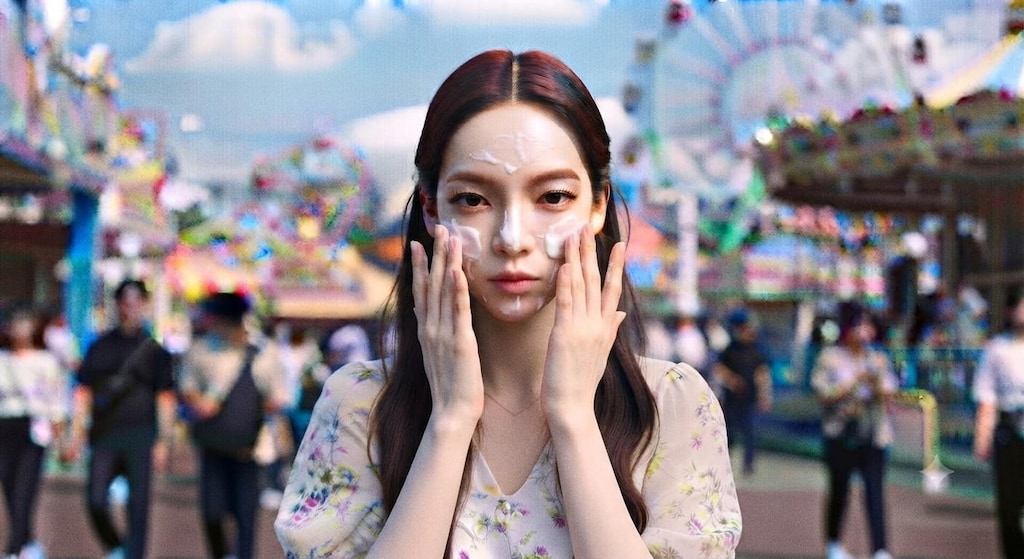 遊園地にて2