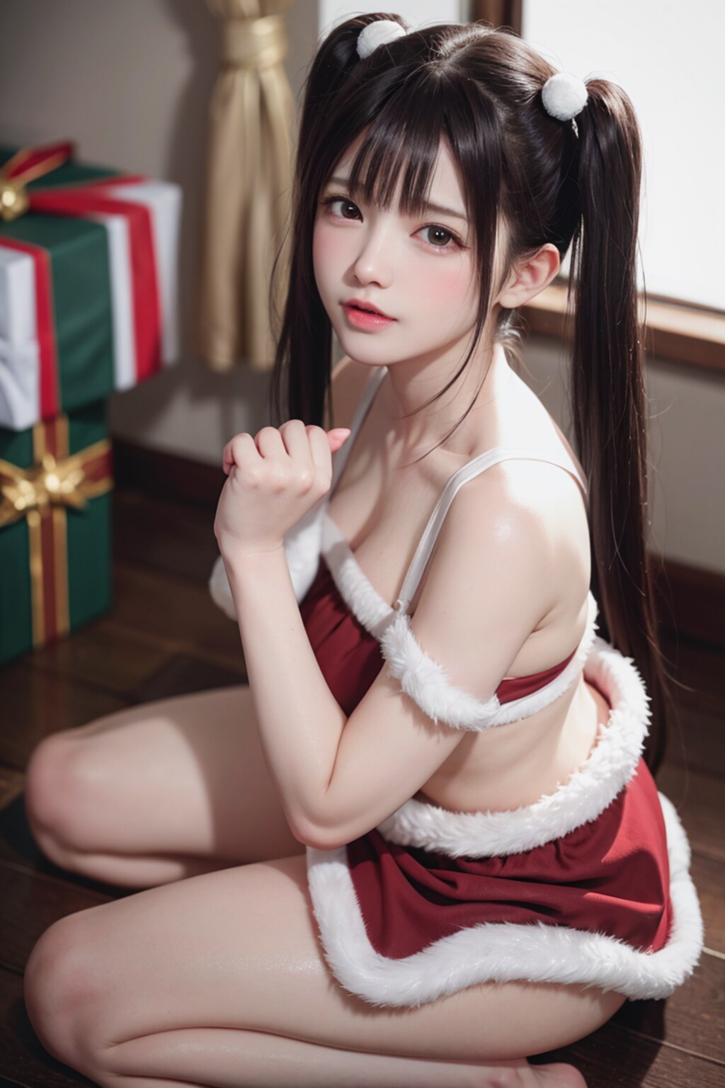 作品1125：季節外れのサンタちゃん