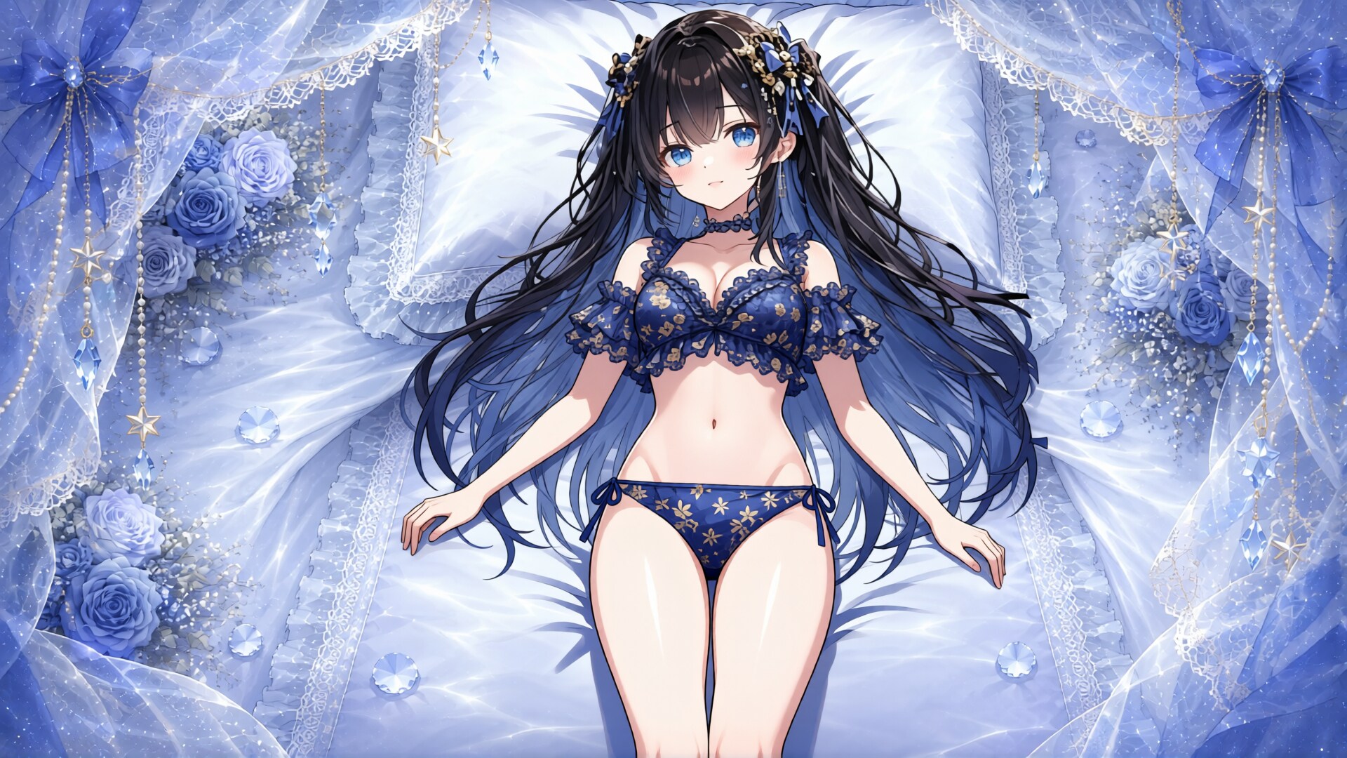 黒髪少女と水着　その9-1