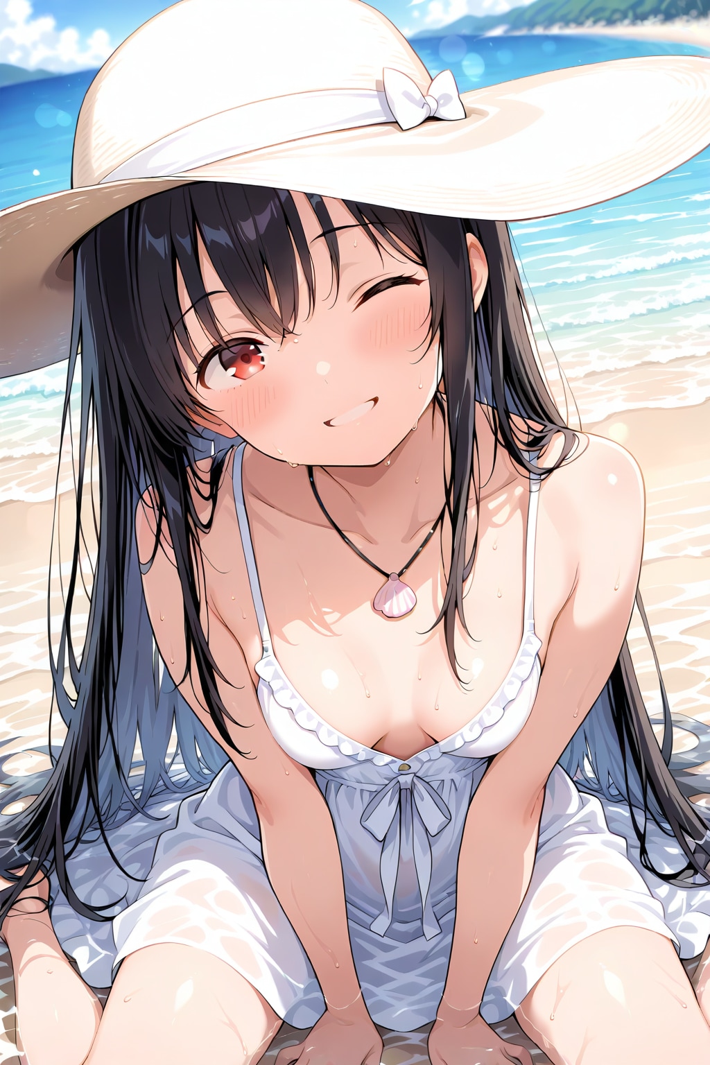 ワンピースの女の子♪