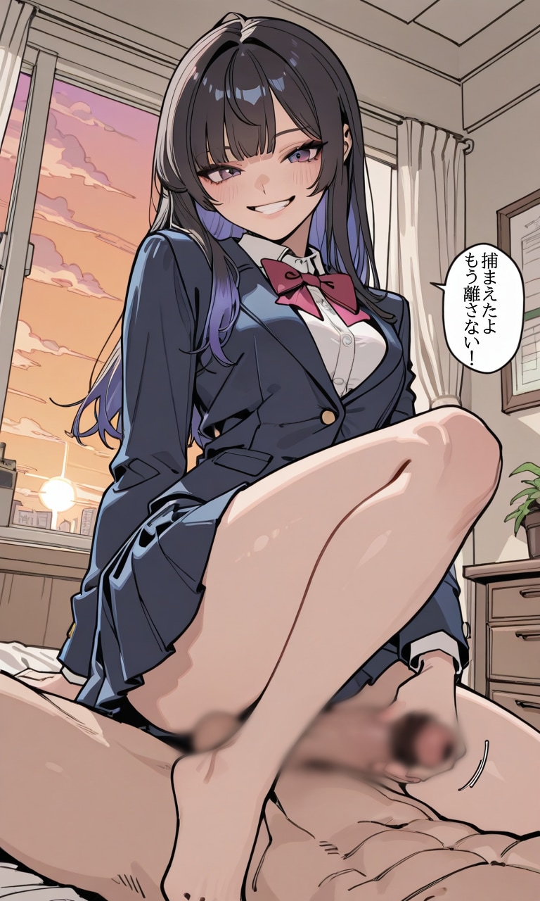 捕まえた