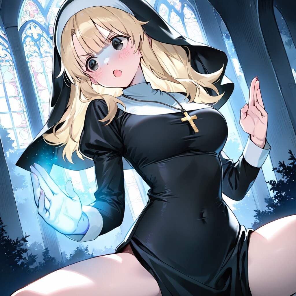 「戦場に舞う、愛と狂気の鉄拳聖女」セラフィナ・ヴェルディクト