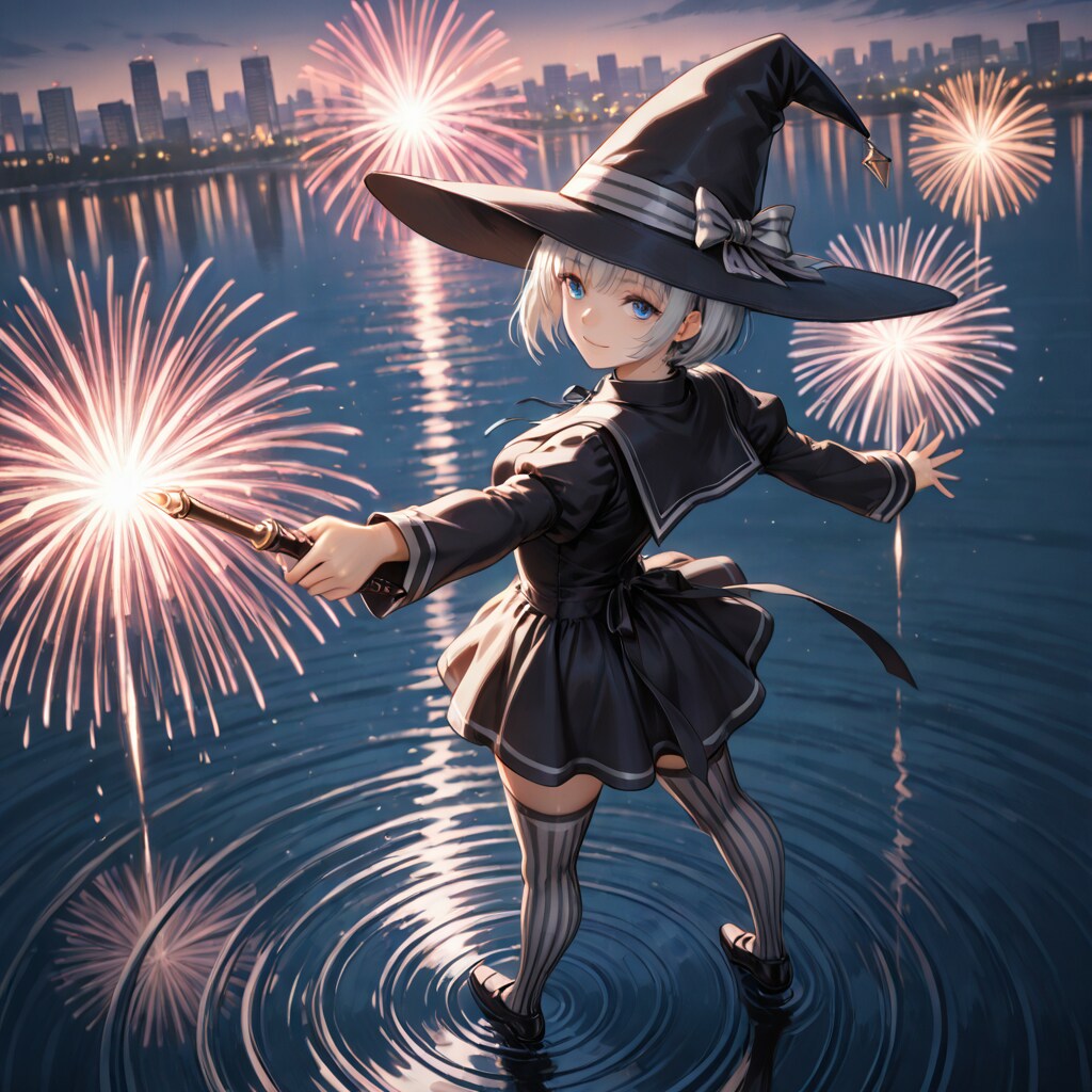 魔女 花火 ハロウィン