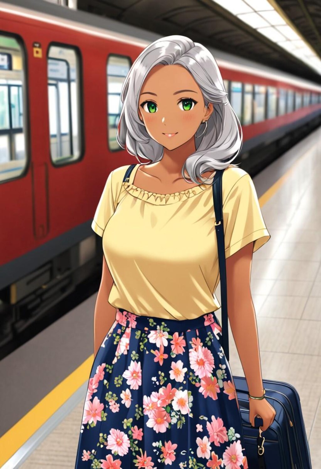 GWでお出かけする褐色お姉さん