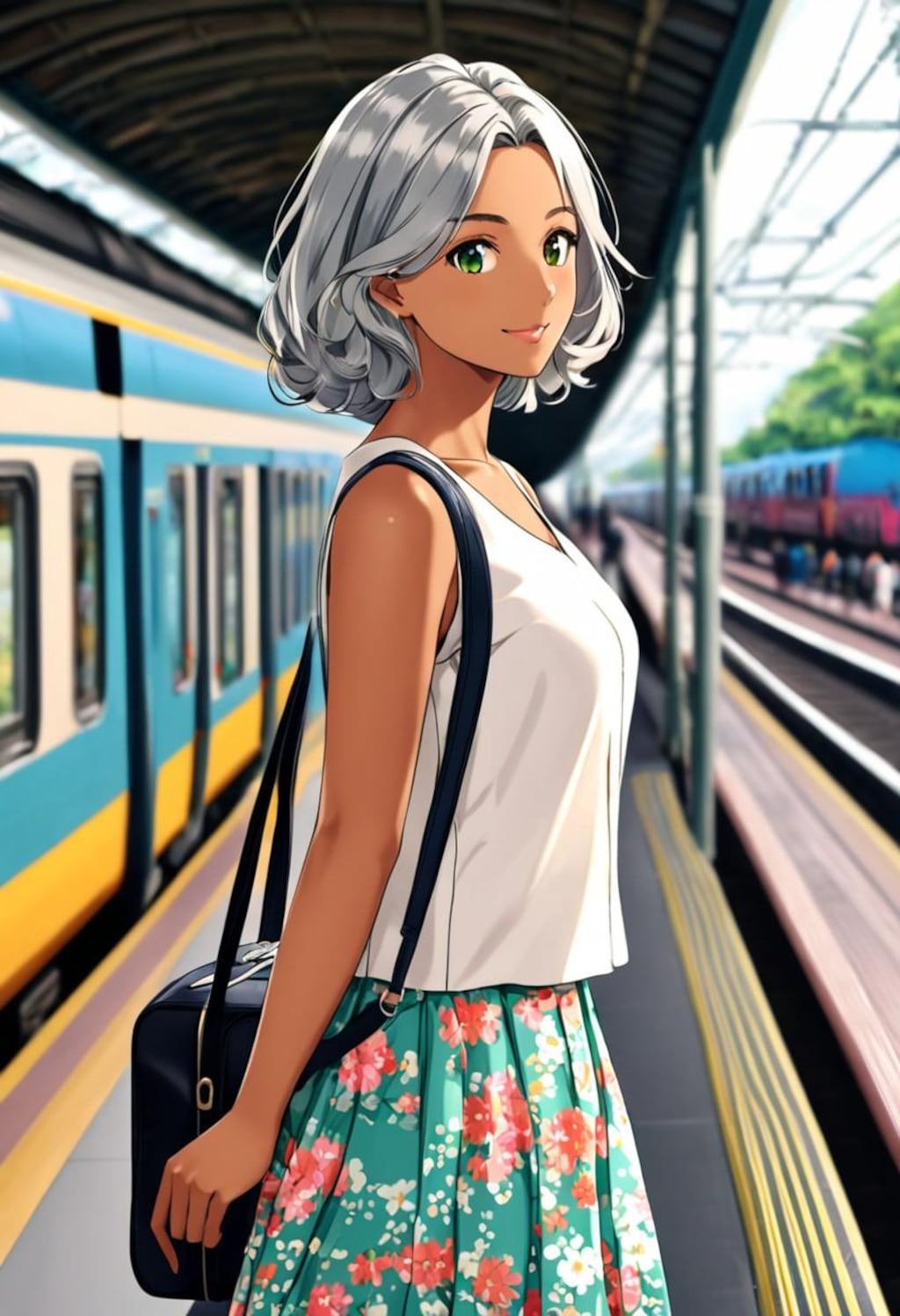 GWでお出かけする褐色お姉さん