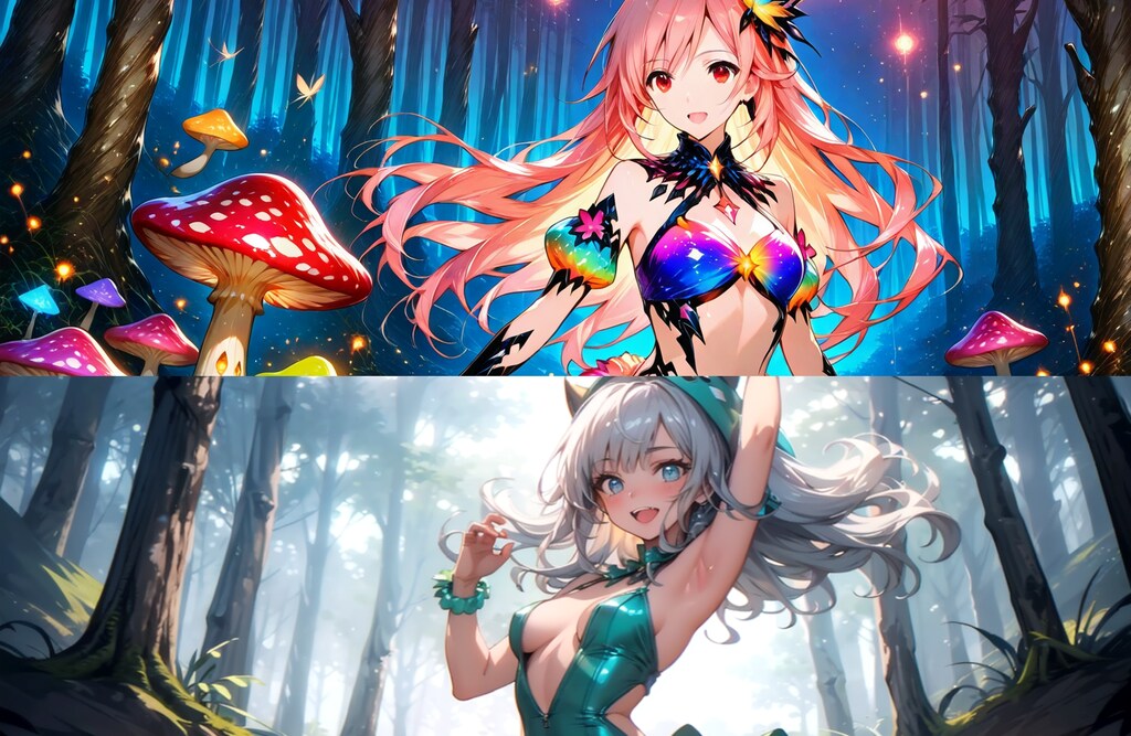 💕🍄‍🟫🌙キノコの妖精の踊る宴🌙🍄‍🟫💕