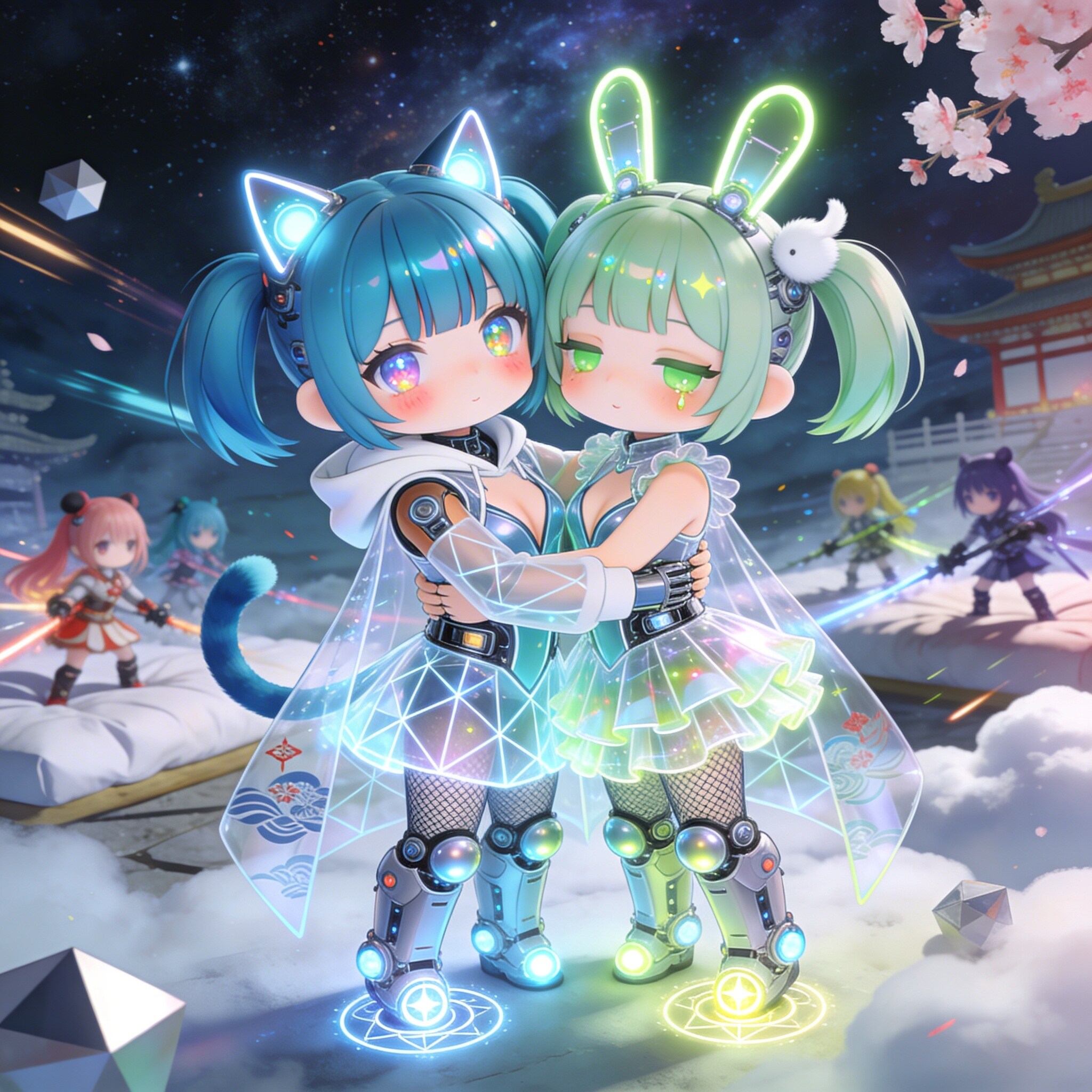 DAISYちゃん、WAVEちゃん