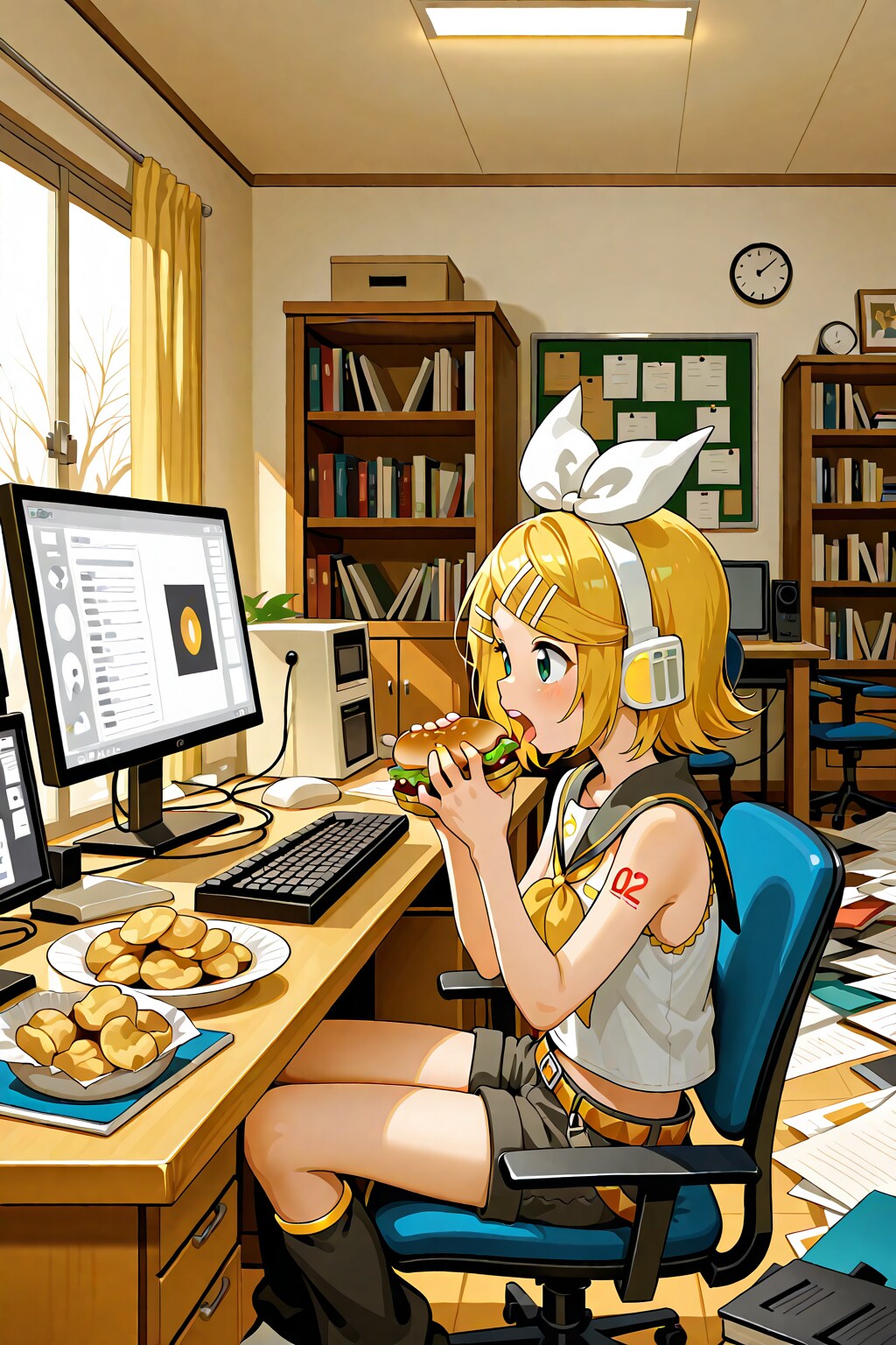 鏡音リン６０ | の人気AIイラスト・グラビア