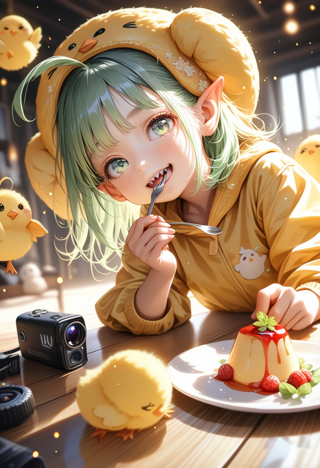 ぷりん de 朝ごはん