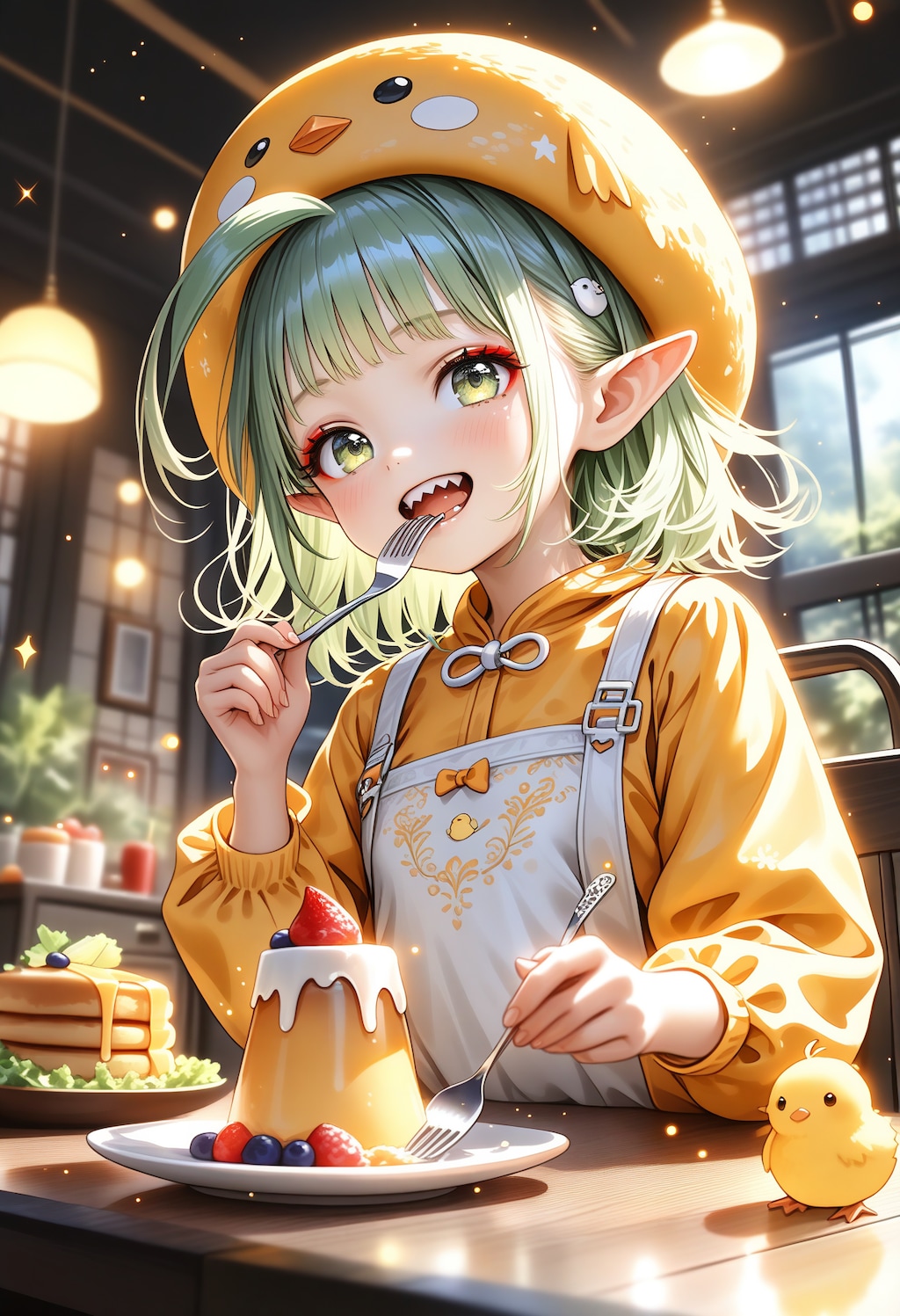 ぷりん de 朝ごはん