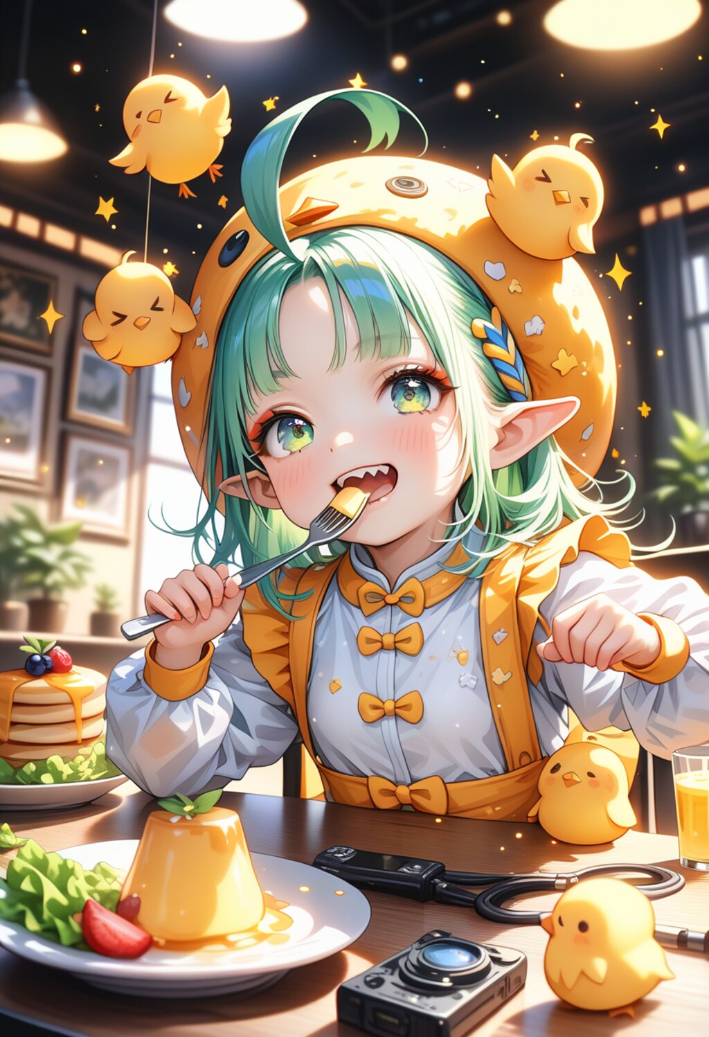 ぷりん de 朝ごはん