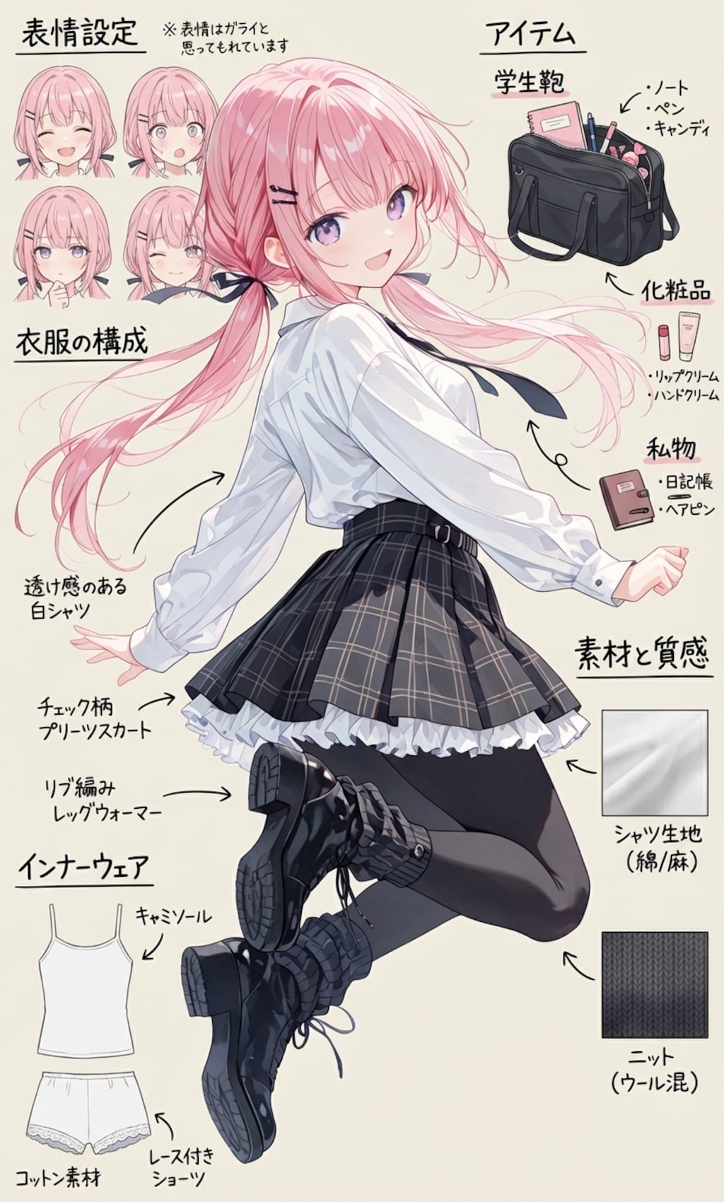 桃香キャラクターシート