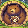 クマさん冬ごもり 7枚目