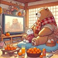 クマさん冬ごもり 8枚目
