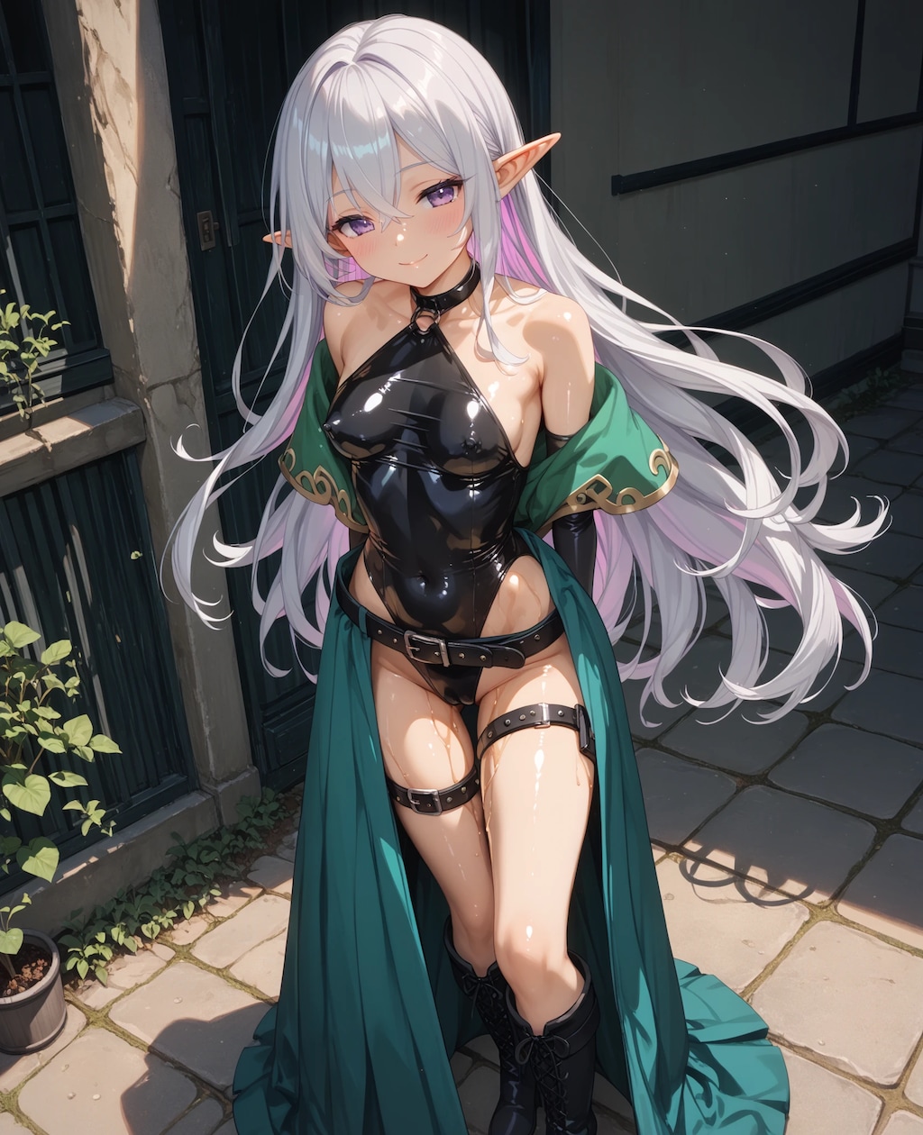 ファンタジードスケベ服を着たエルフ