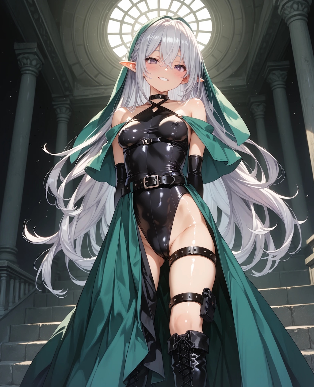 ファンタジードスケベ服を着たエルフ