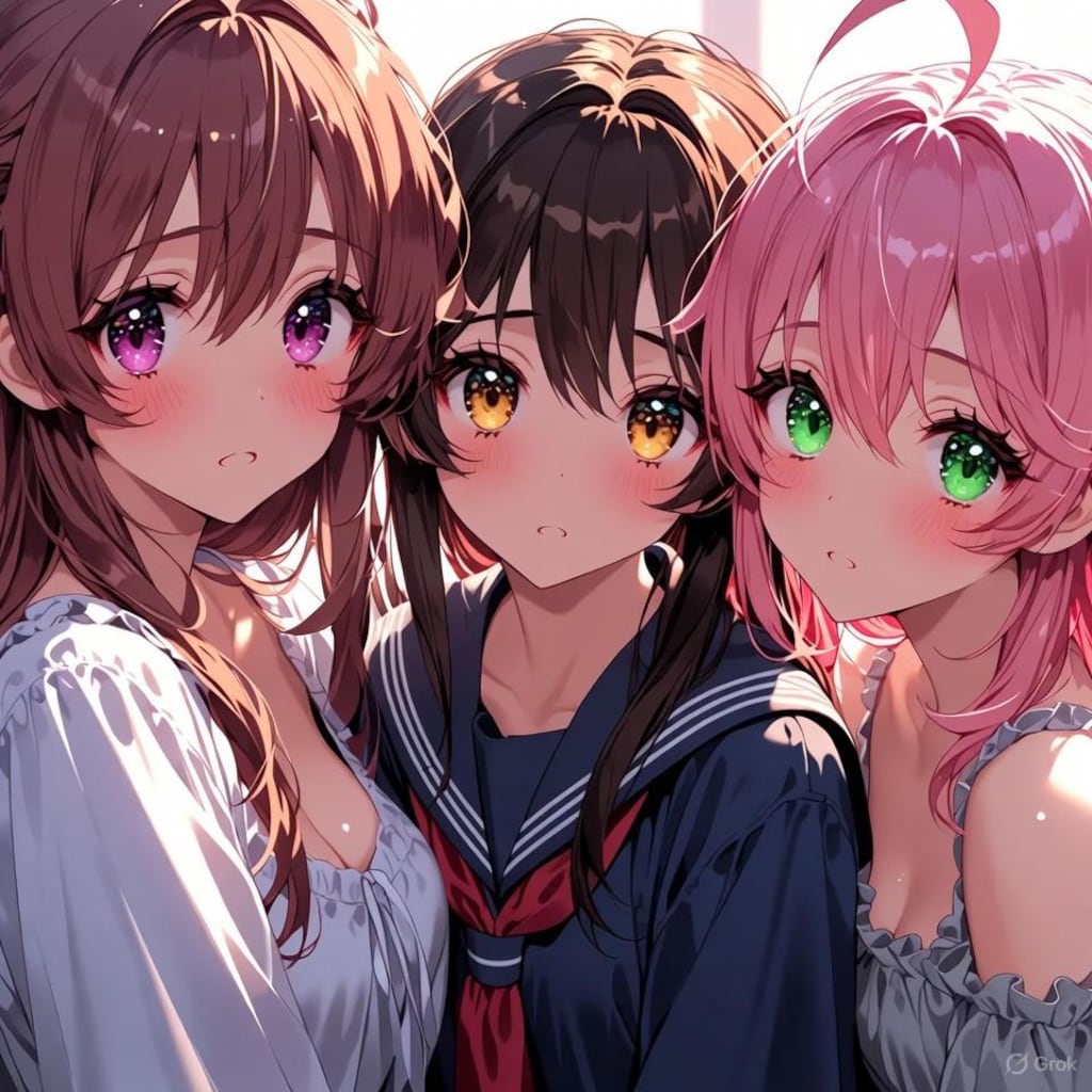 意図しなかった3人娘