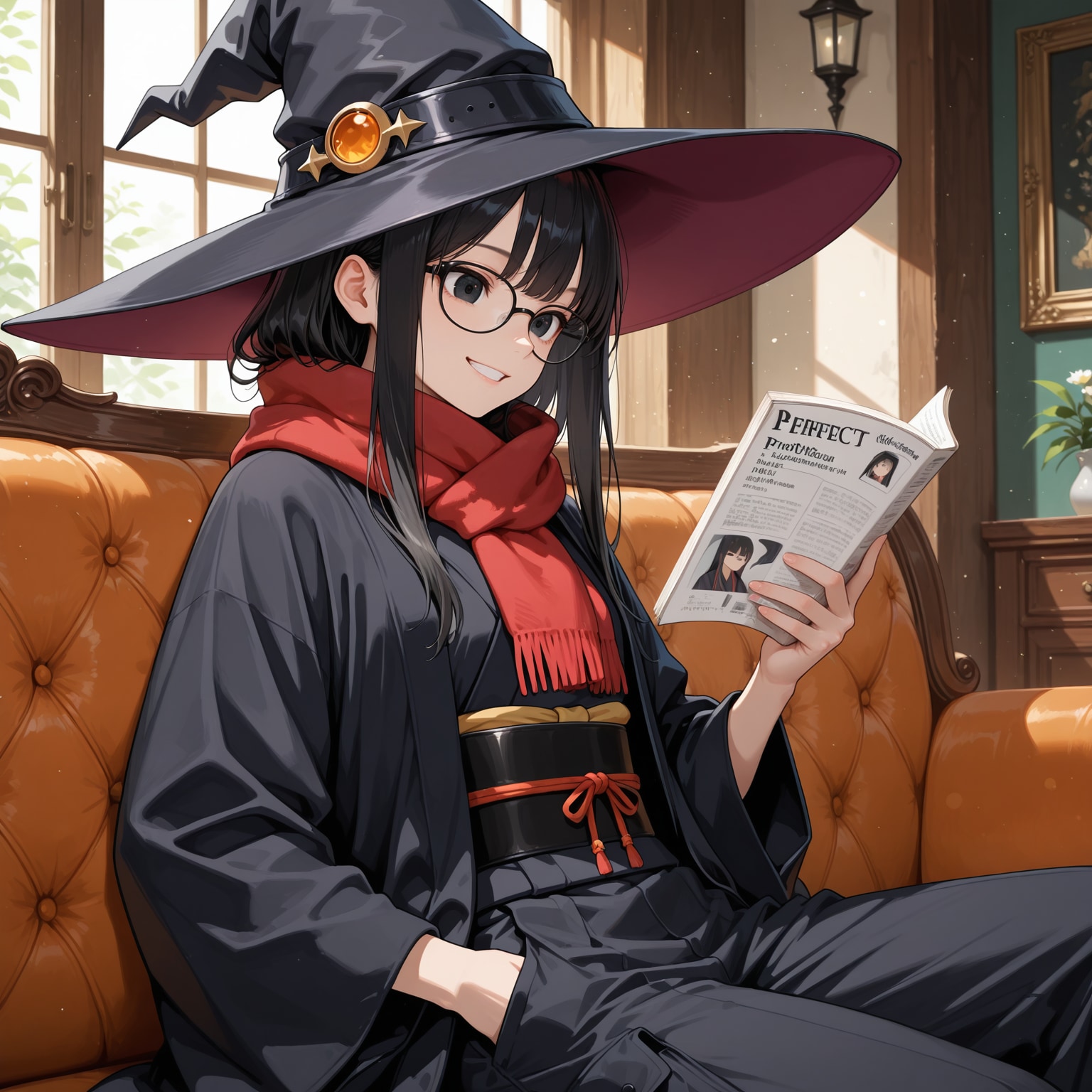 癒しの読書と魔女さん