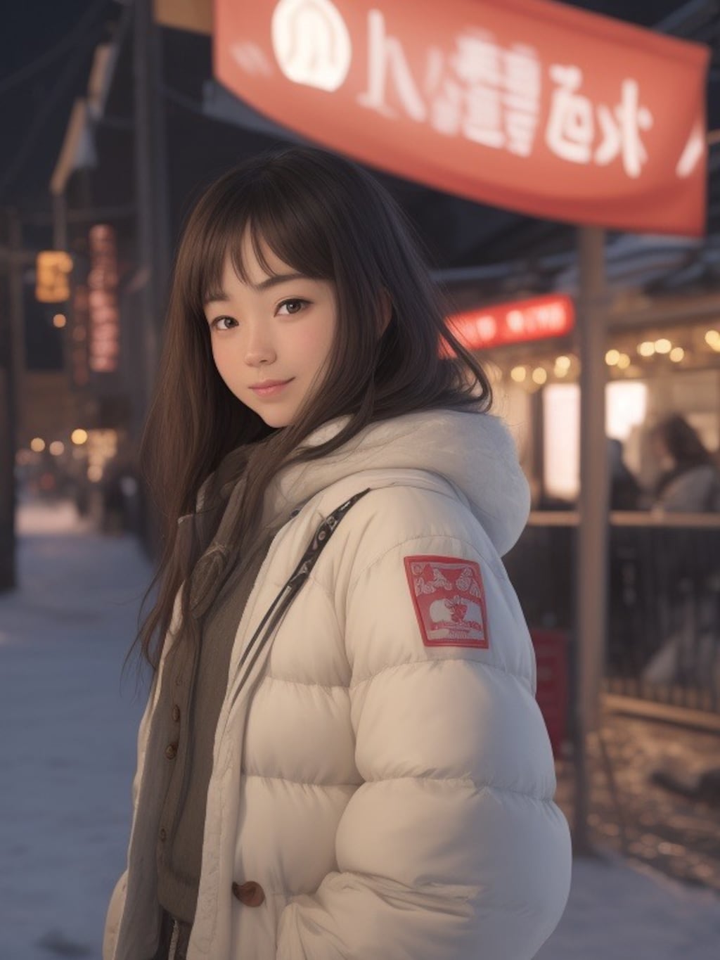 日本領樺太州豊原市の少女