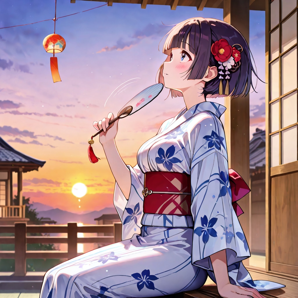 浴衣の女の子