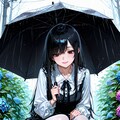 雨の日の女の子 2025　その２０ 3枚目