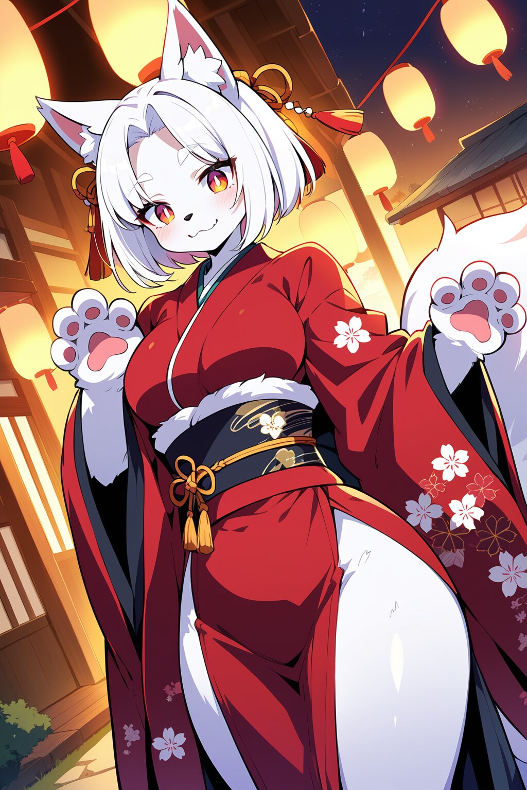 白狐さん　その２ | の人気AIイラスト・グラビア