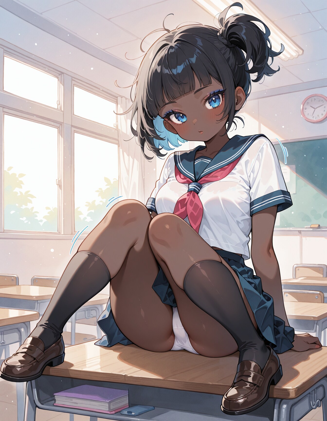 セーラー褐色少女
