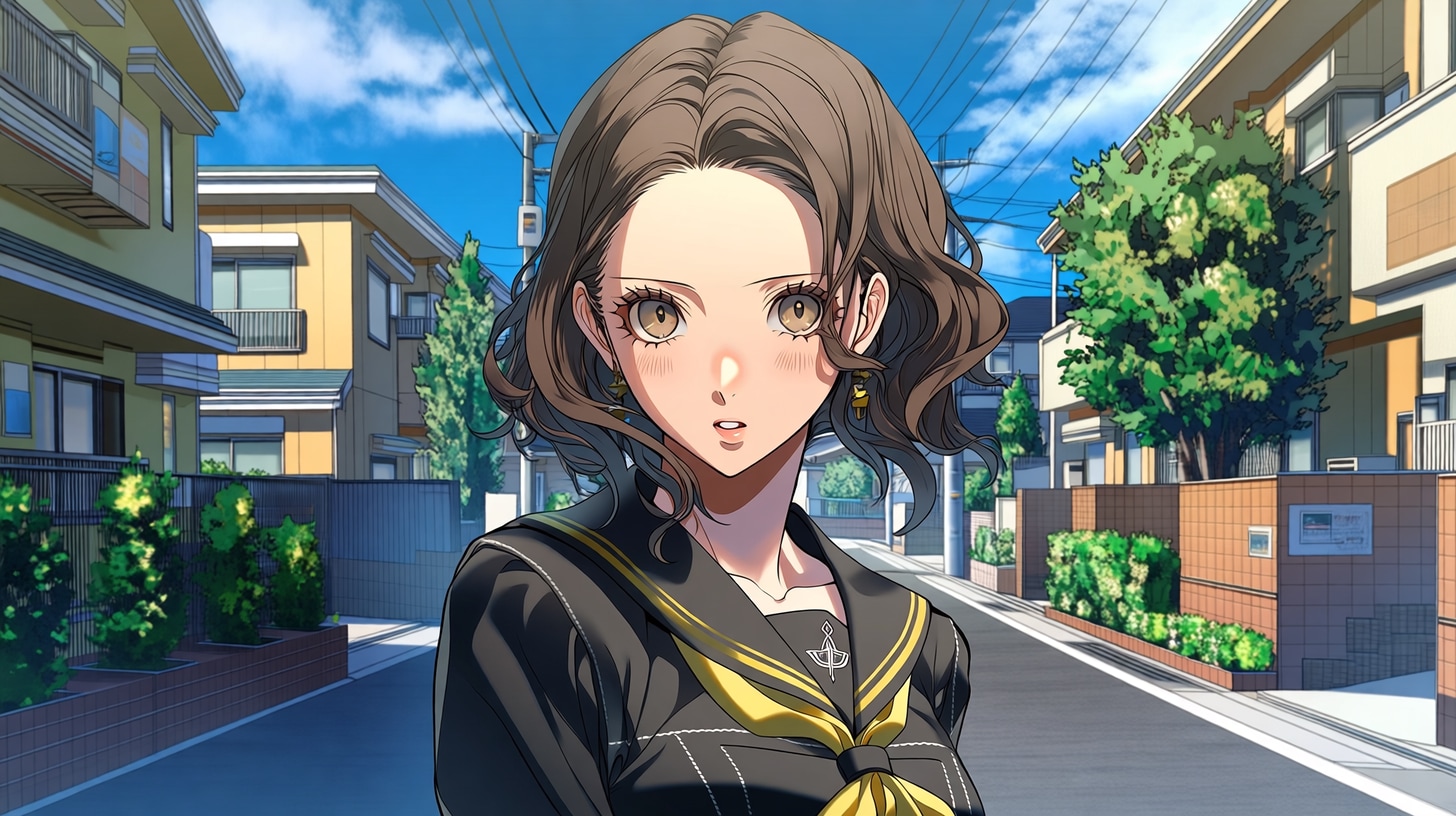 ペルソナ風・学生探偵/伊緒奈 | の人気AIイラスト・グラビア