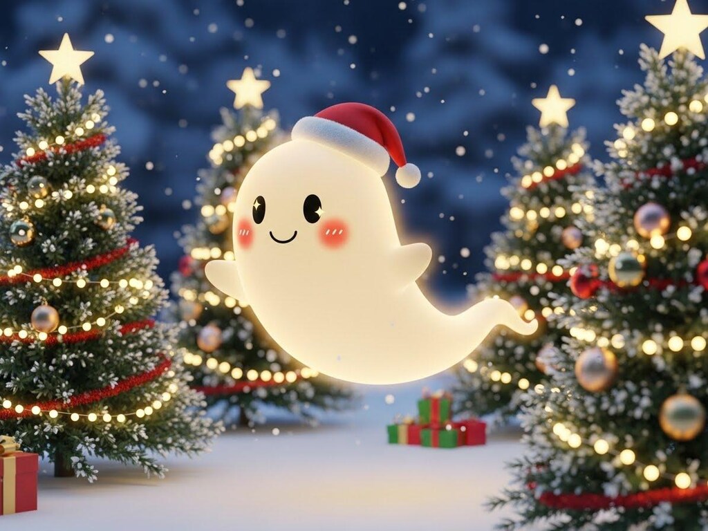 クリスマス模様のお化けさん