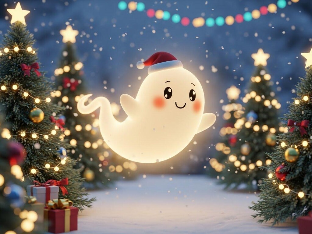 クリスマス模様のお化けさん