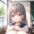 レストランでおっぱいチャレンジ 2枚目
