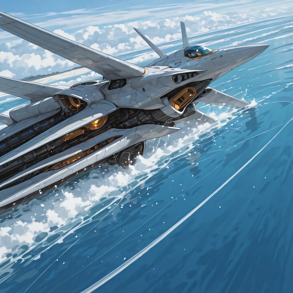 どこをどうやったら港町がSFの戦闘機になるのか説明をして欲しい(切実) | の人気AIイラスト・グラビア