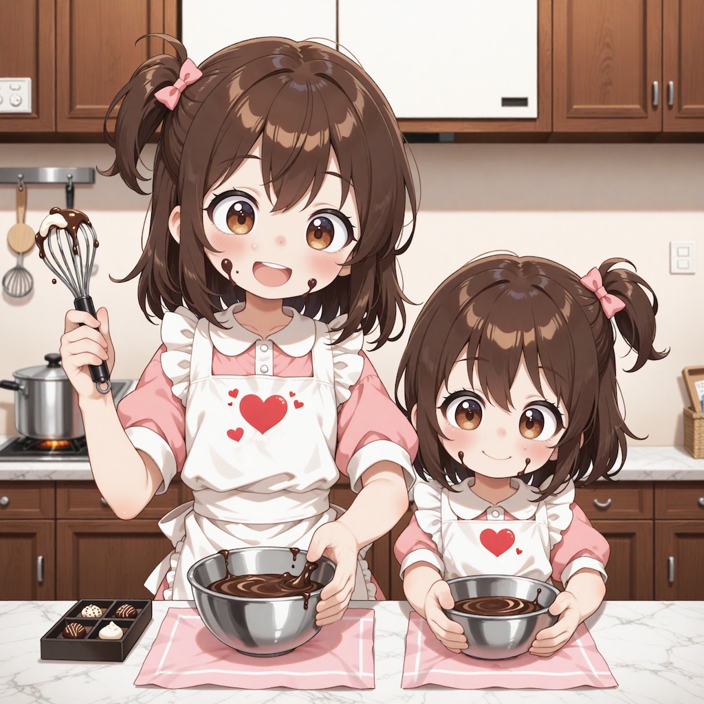 バレンタインチョコ作り