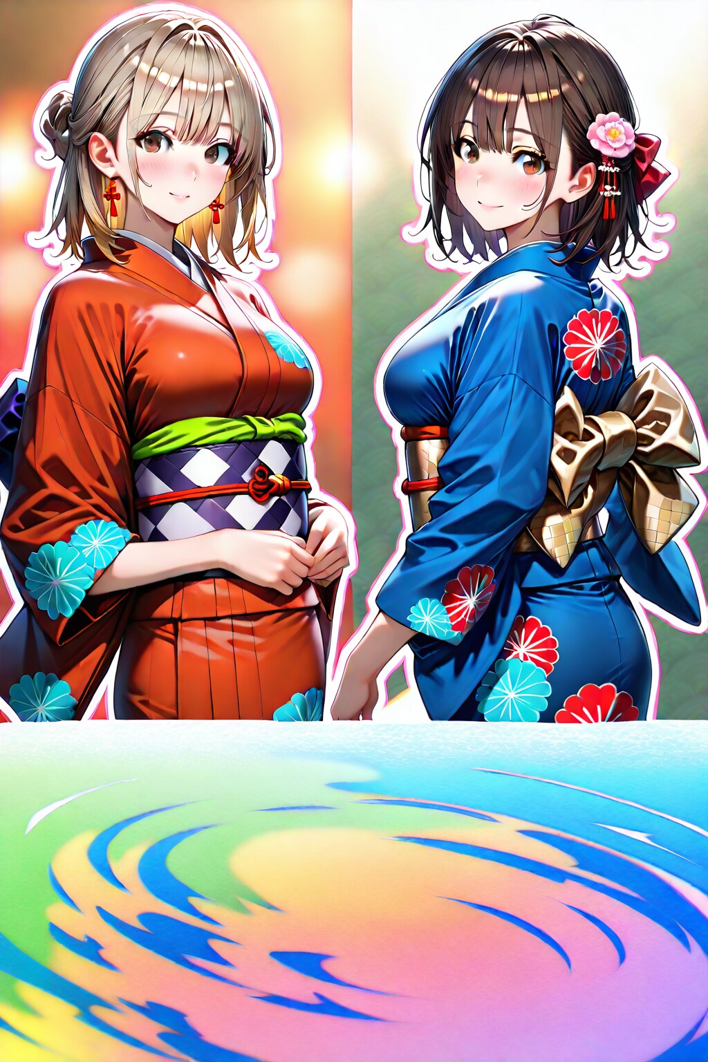 (787HQ)茶髪ちゃん着物