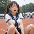 体操服を忘れて体育際に参加する女子 4枚目