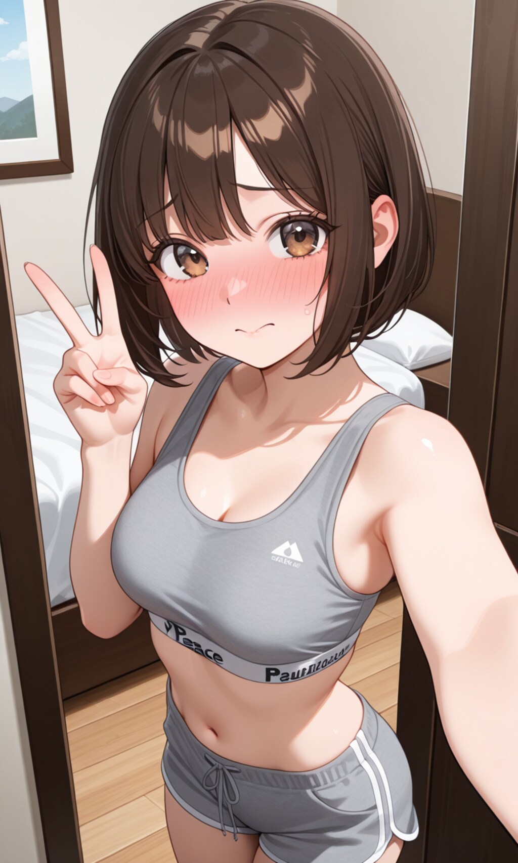 自撮りちゃん　～ランニングに行く～