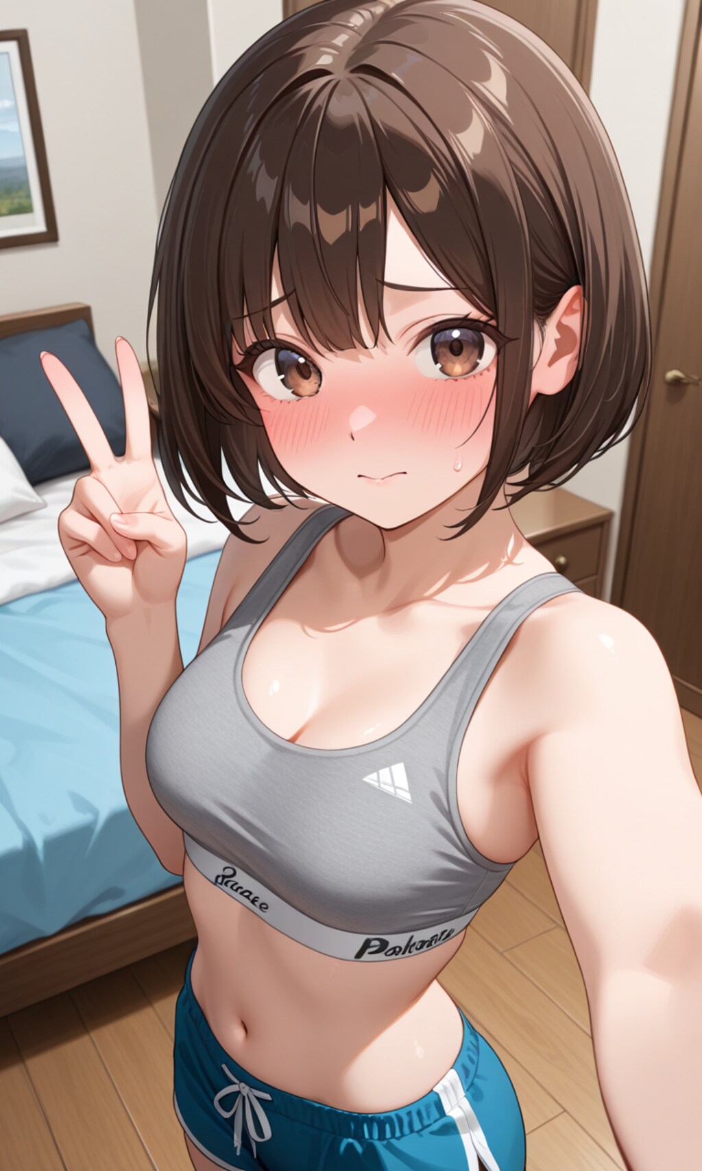 自撮りちゃん　～ランニングに行く～